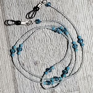 Handmade eyeglass holder